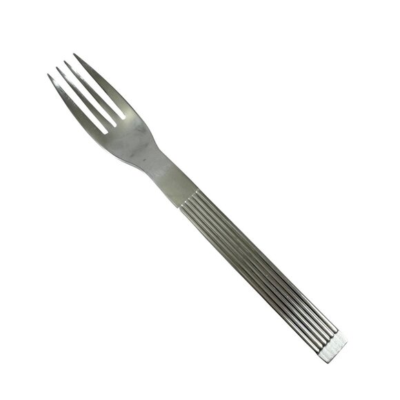 Dansk Thebe Stainless Steel 4 Serving Pieces Spoon Fork Knife Vintage 1980s - Picture 2 of 9